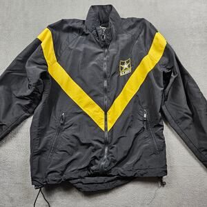 US ARMY PT Jacket Black Yellow Womens Small Short 8415-01-623-8667